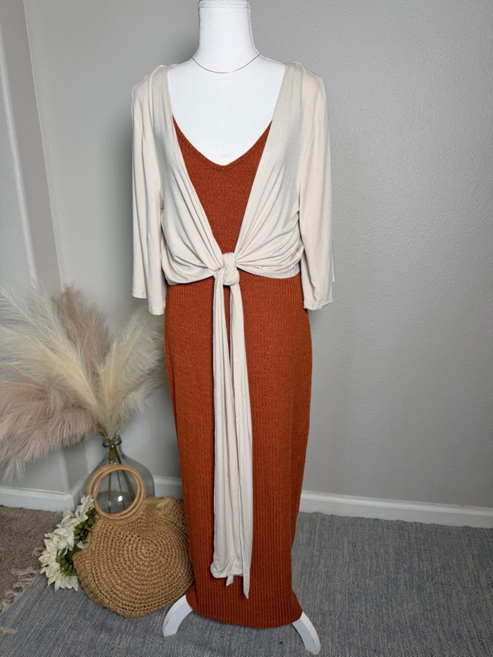 Zenana - Cream Multi Wrap crop Top - Picture 4 of 12